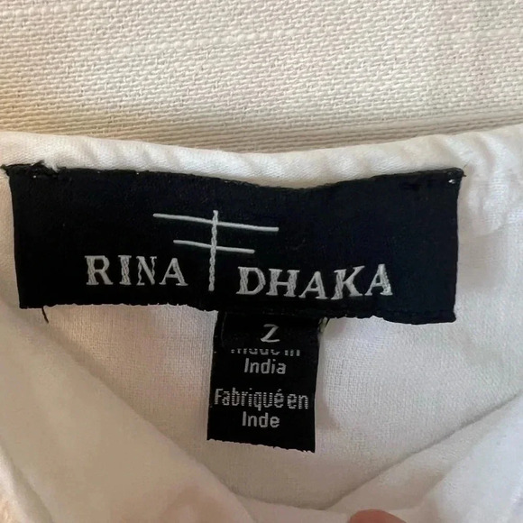 Anthropologie RINA DHAKA womans Celeste beaded & lace boho Midi dress - Picture 11 of 16